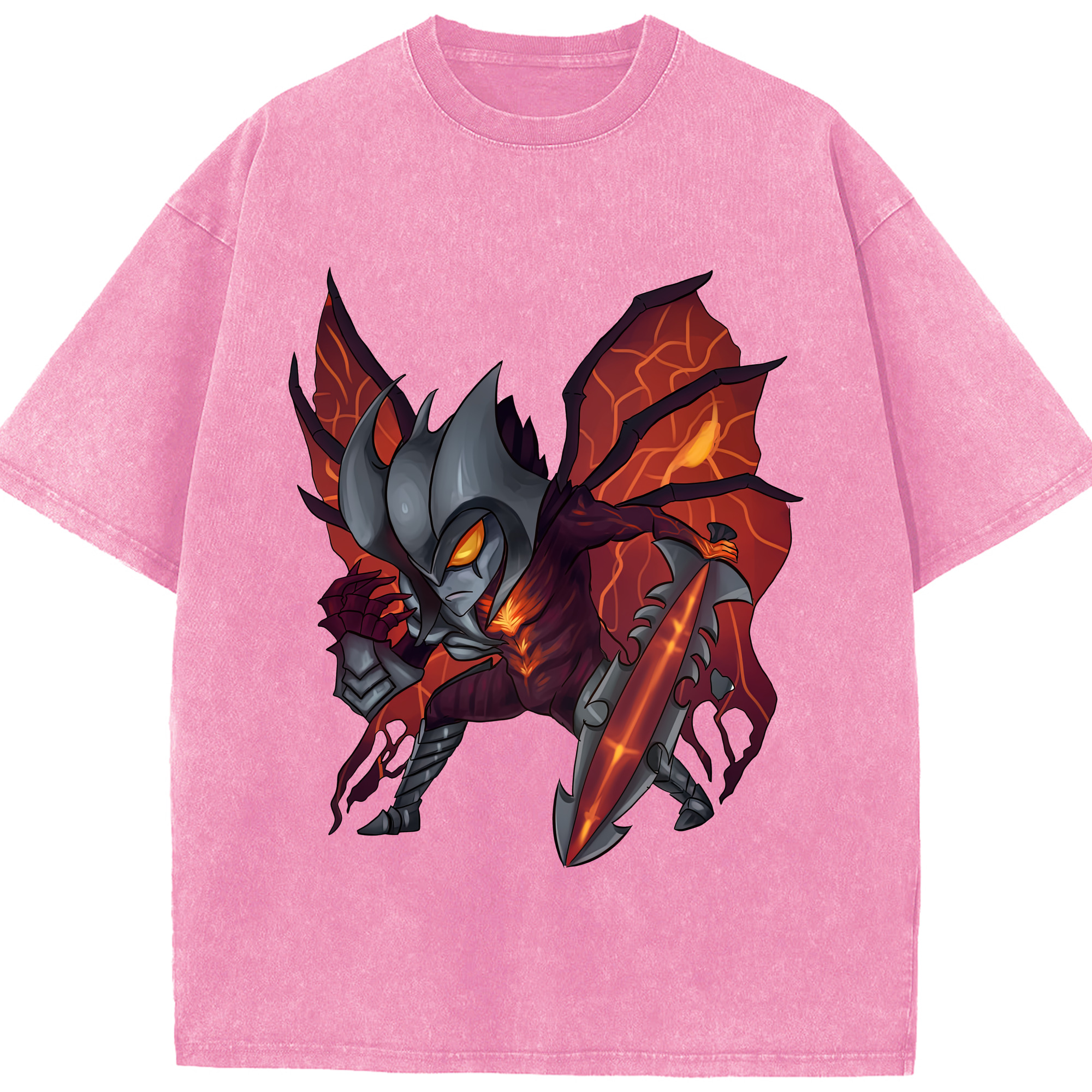 リーグ・オブ・レジェンド League of Legends LOL 綿100% ヴィンテージ風 半袖Tシャツ（フロントプリント）